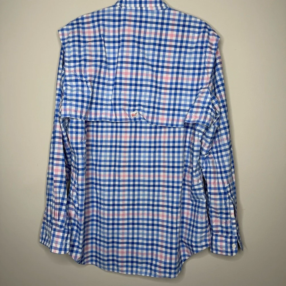 Vineyard Vines Harbor Performance Plaid Shirt. - Picture 6 of 7